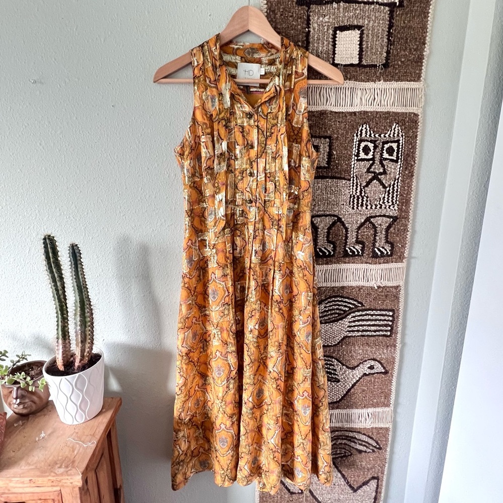 Anthropologie HD In Paris Pleated Dress